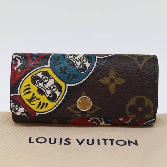 LOUIS VUITTON Monogram Kabuki Daruma Multicles 4 Key Case M67252 LV Auth am6279 - Picture 12 of 16